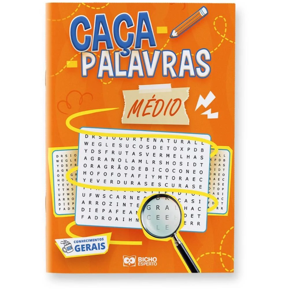 LIVRO DE ATIVIDADES CACA PALAVRAS NIVEL MEDIO BICHO ESPERTO (PCT.C/10) - imagem 6