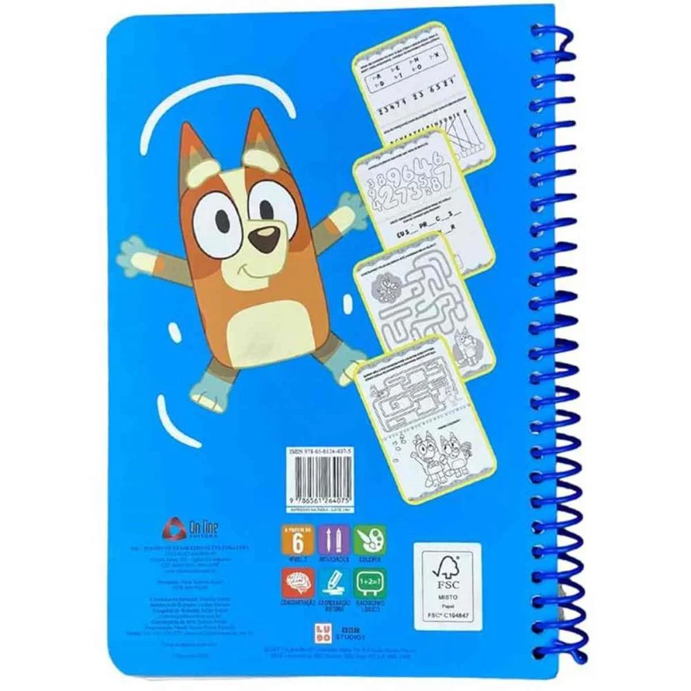 LIVRO DE ATIVIDADES 365 BLUEY ONLINE EDITORA (UNIDADE) - imagem 3