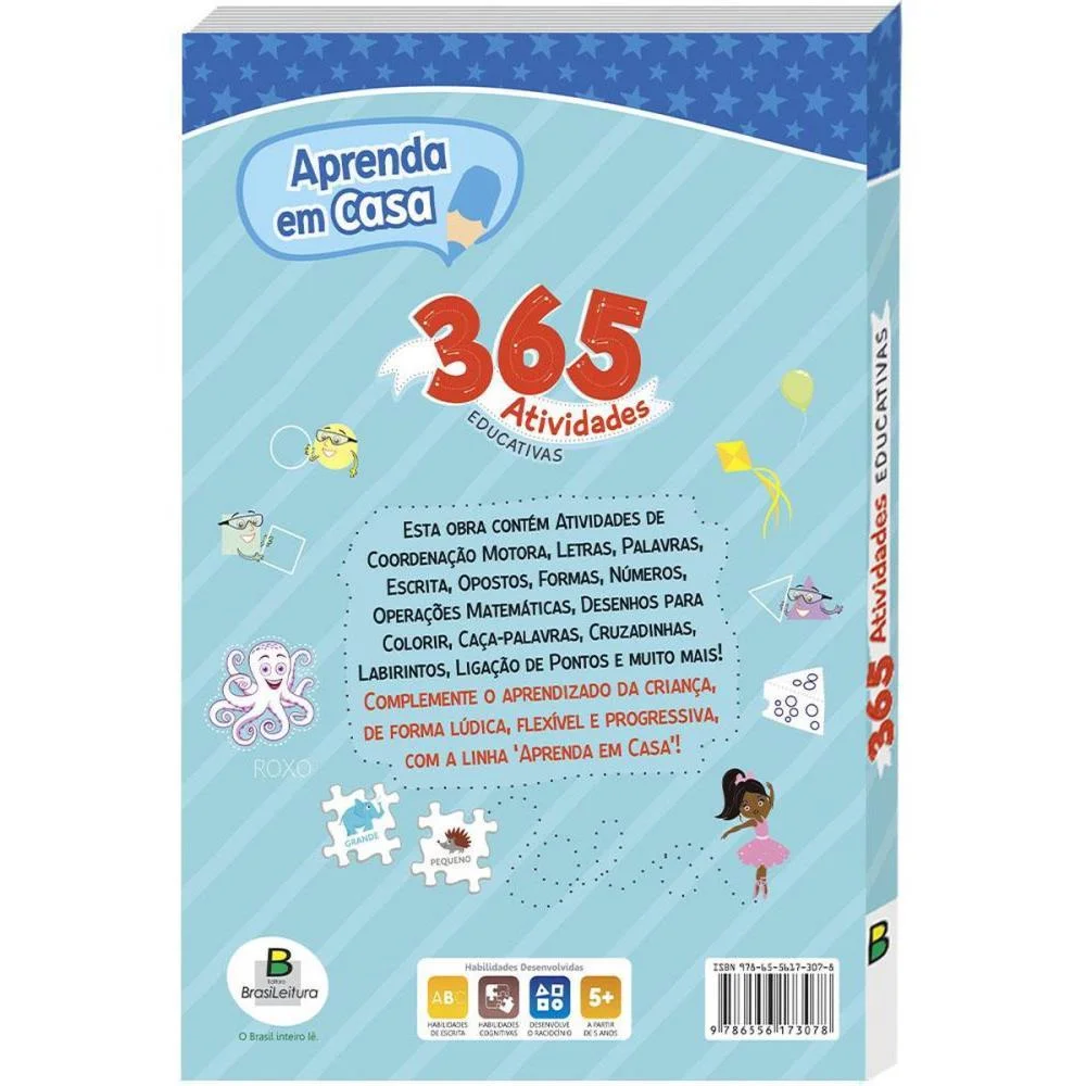 LIVRO DE ATIVIDADES 365 ATIVIDADES 22X15,5 288PG TODOLIVRO (UNIDADE) - imagem 5