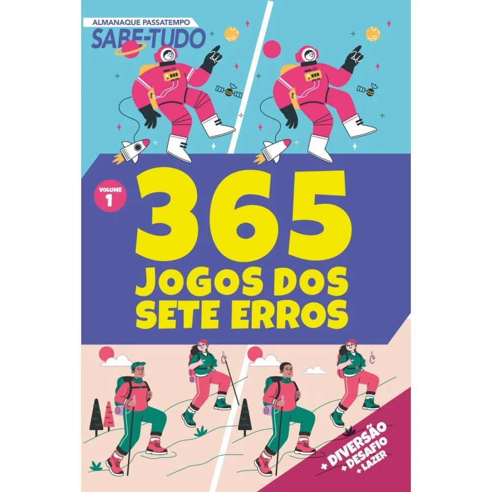 LIVRO DE ATIVIDADES 365 PASSATEMPOS JG SETE ERROS ONLINE EDITORA (UNIDADE) - imagem 2
