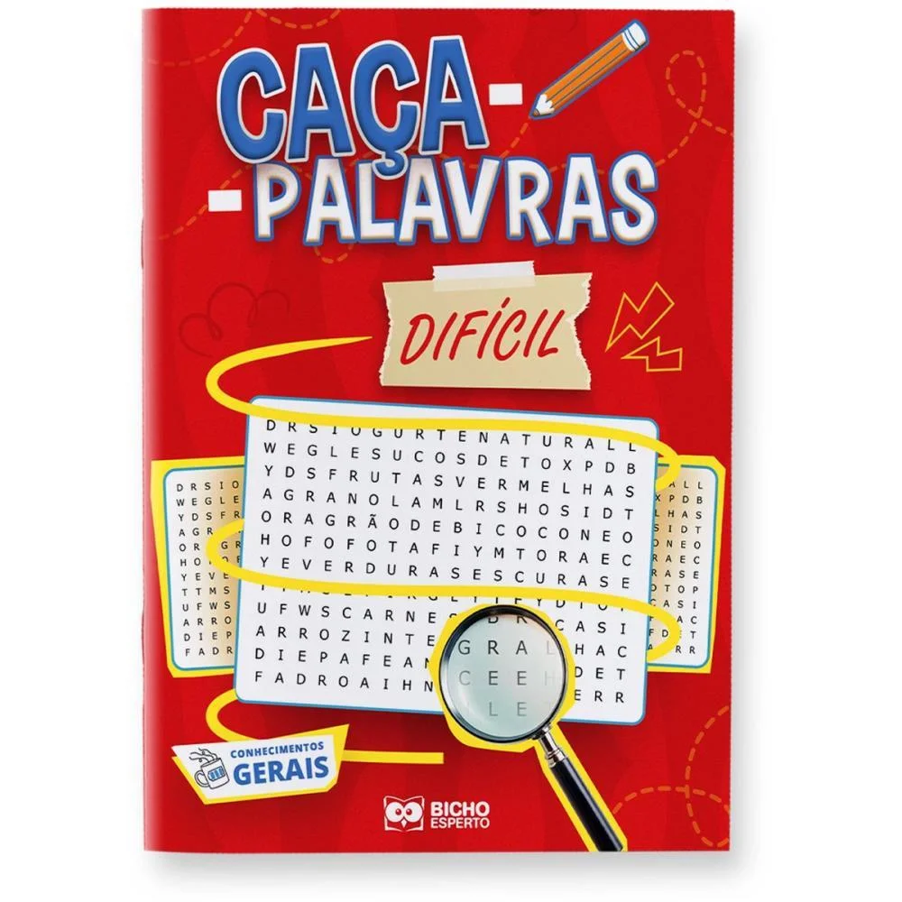 LIVRO DE ATIVIDADES CACA PALAVRAS NIVEL DIFICIL BICHO ESPERTO (PCT.C/10) - imagem 2