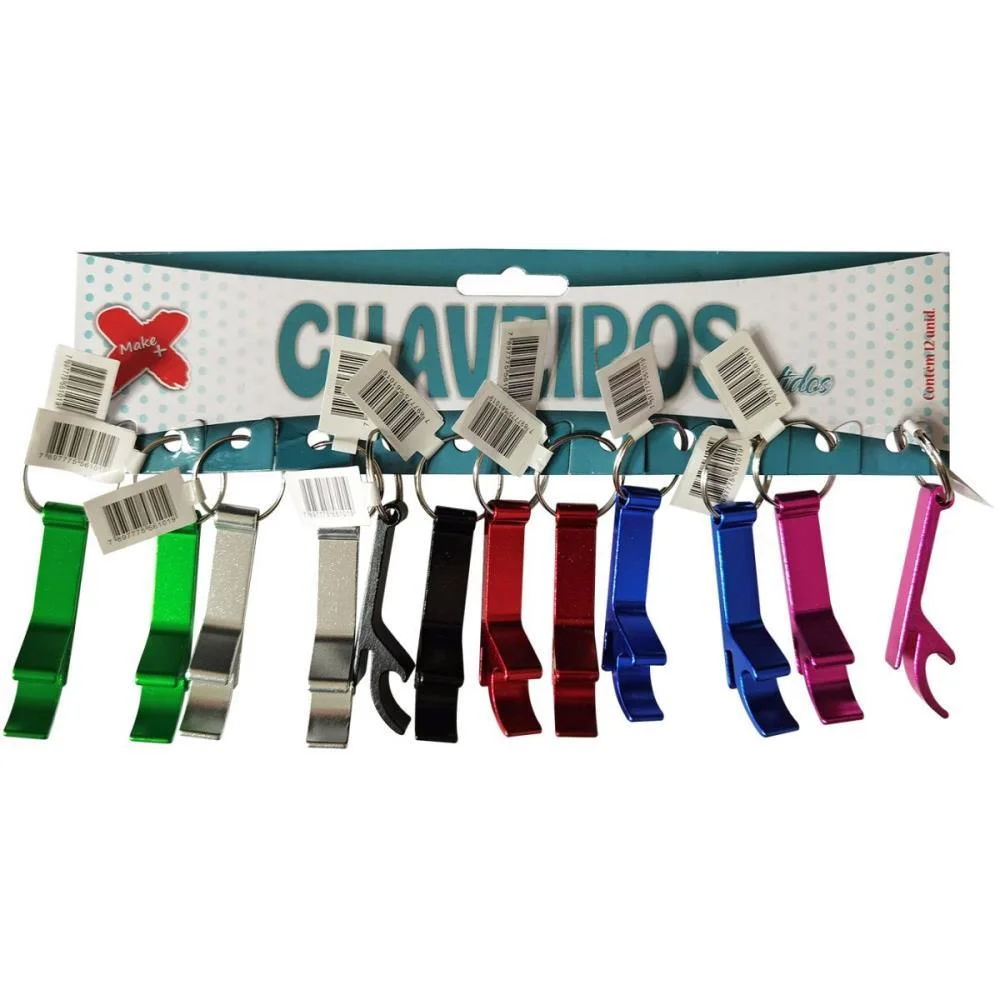CHAVEIRO ABRIDOR 7CM MAKE+ (BL.C/12) - imagem 2