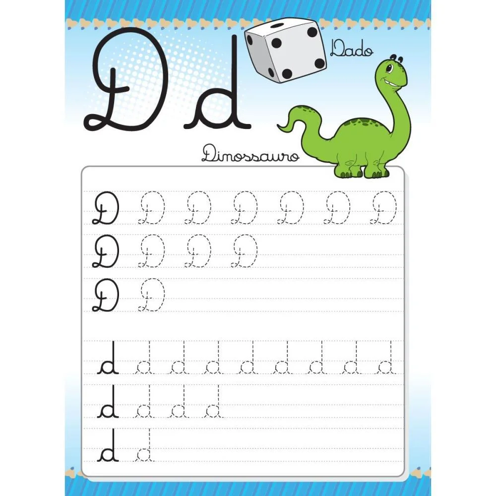 LIVRO CALIGRAFIA N.1 LETRAS 24PAG. 20X27CM. BICHO ESPERTO (PCT.C/05) - imagem 6