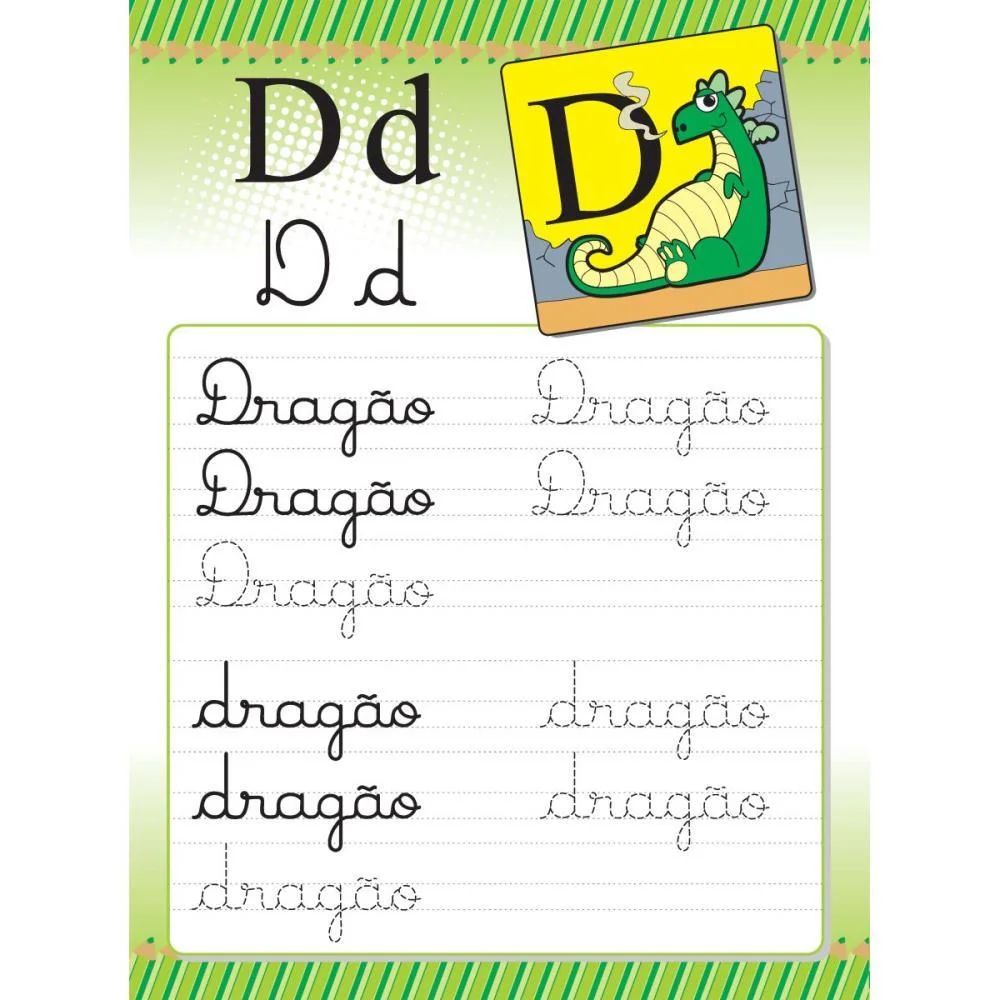 LIVRO CALIGRAFIA N.2 PALAVRAS 24PAG. 20X27CM BICHO ESPERTO (PCT.C/05) - imagem 5