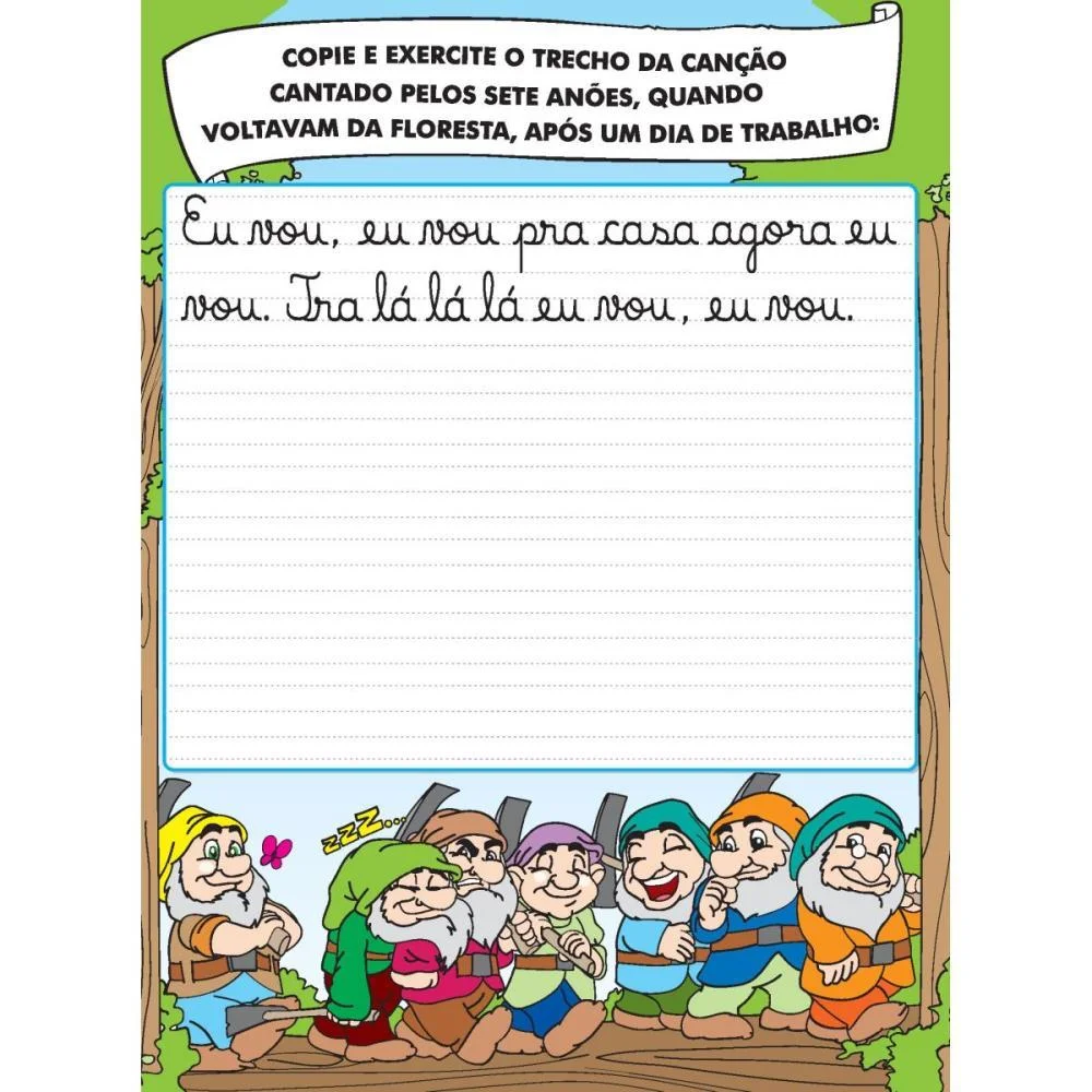 LIVRO CALIGRAFIA N.4 ATIVIDADES 24PAG. 20X27CM BICHO ESPERTO (PCT.C/05) - imagem 5