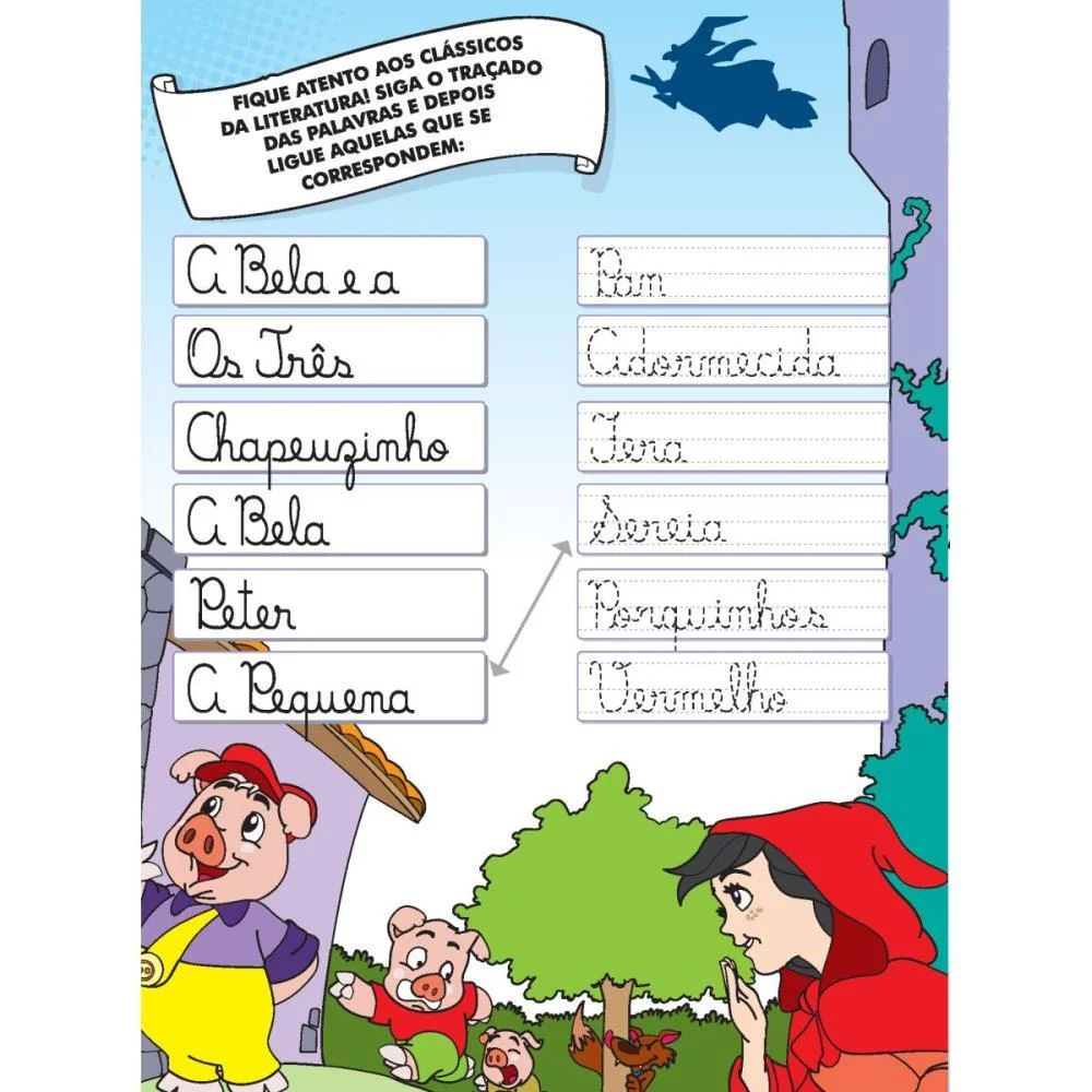 LIVRO CALIGRAFIA N.4 ATIVIDADES 24PAG. 20X27CM BICHO ESPERTO (PCT.C/05) - imagem 6