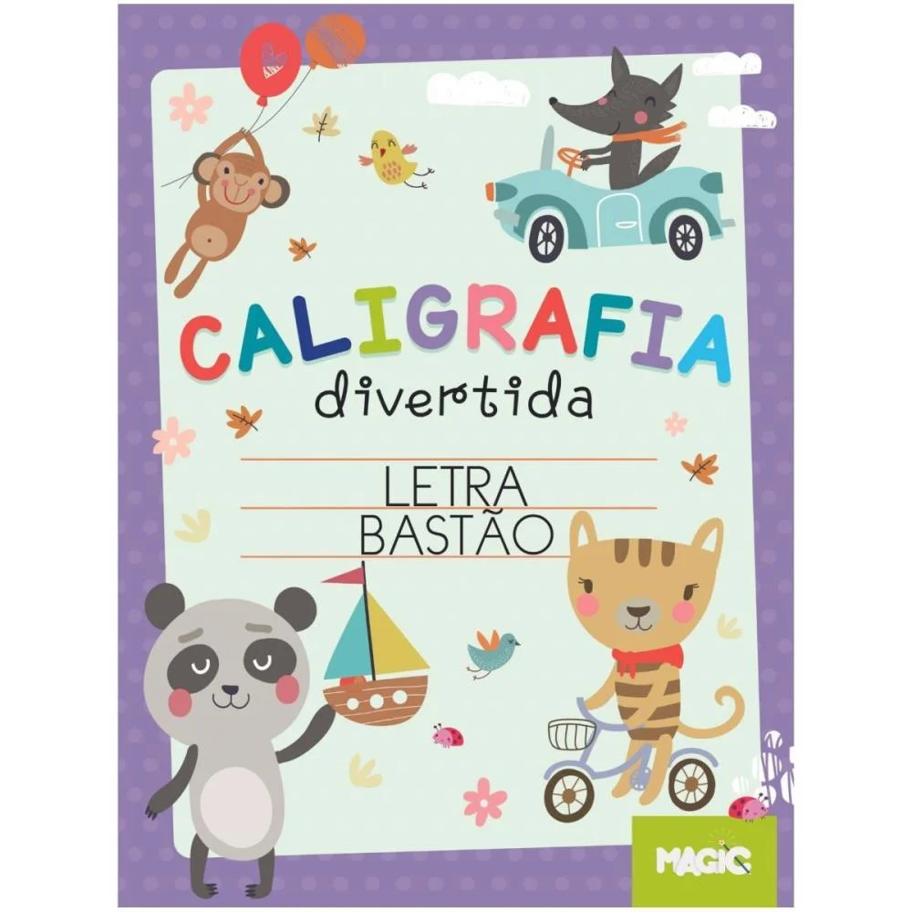 LIVRO CALIGRAFIA LETRA DE FORMA 16PGS 27X19CM MAGIC KIDS (UNIDADE) - imagem 3