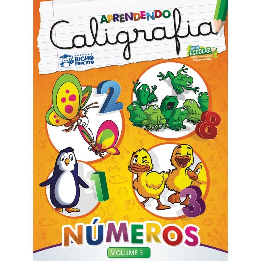 LIVRO CALIGRAFIA APRENDENDO CALIGRAFIA 4 TITULO BICHO ESPERTO (PCT.C/04) - imagem 4