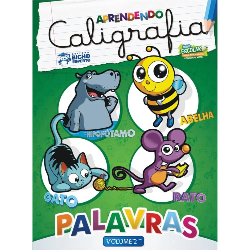 LIVRO CALIGRAFIA APRENDENDO CALIGRAFIA 4 TITULO BICHO ESPERTO (PCT.C/04) - imagem 5