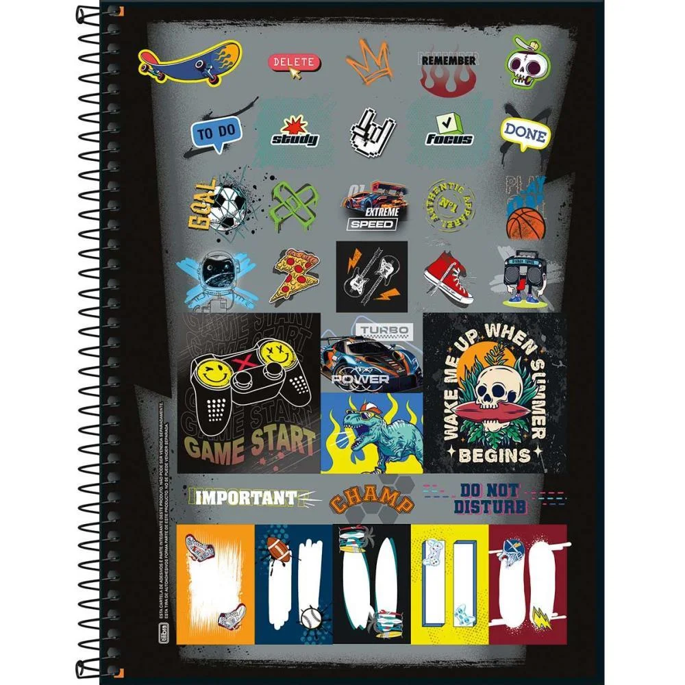 CADERNO 10X1 CAPA DURA STRONG 160 FOLHAS TILIBRA (PCT.C/04) - imagem 5
