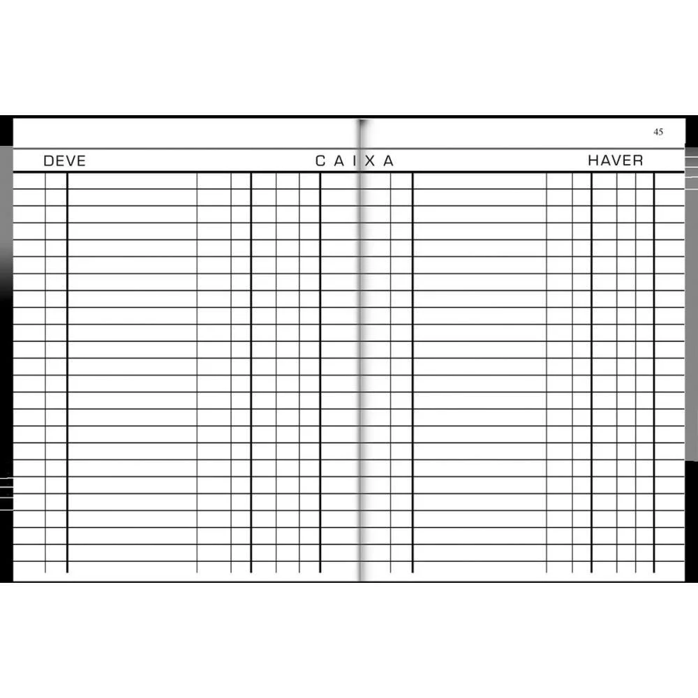 LIVRO CAIXA 1/4 50 FOLHAS ANIMATIVA 10 Unidades - imagem 4