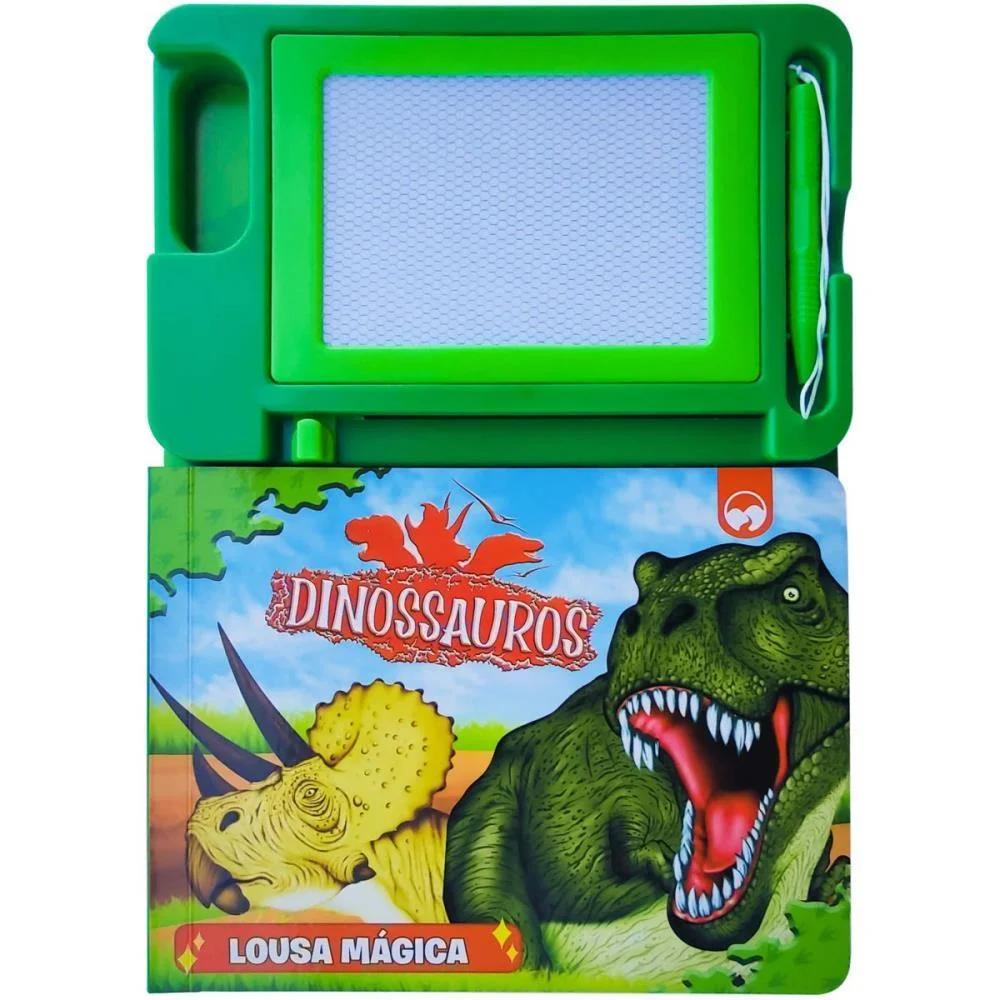 LIVRO BRINQUEDO ILUSTRADO DINOSSAUROS C/LOUSA MAGICA VALE DAS LETRAS (UNIDADE) - imagem 3