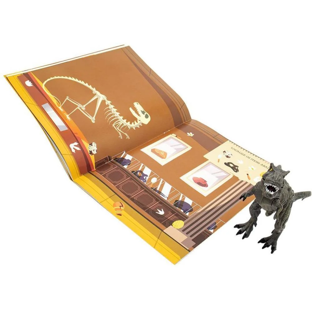 LIVRO BRINQUEDO ILUSTRADO DINOSSAURO T-REX 16PAG TODOLIVRO (UNIDADE) - imagem 4