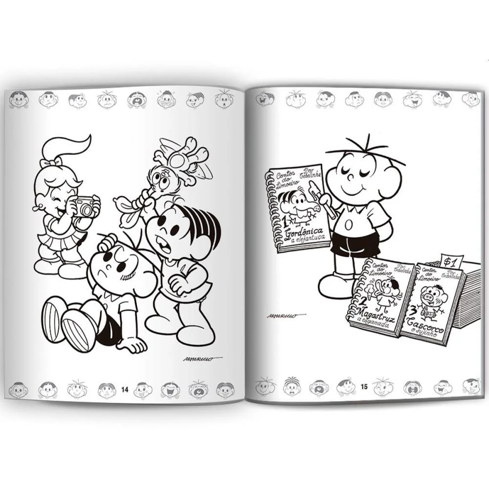 LIVRO COM ADESIVOS TURMA DA MONICA 40P.C/500ADES. CULTURAMA (UNIDADE) - imagem 3