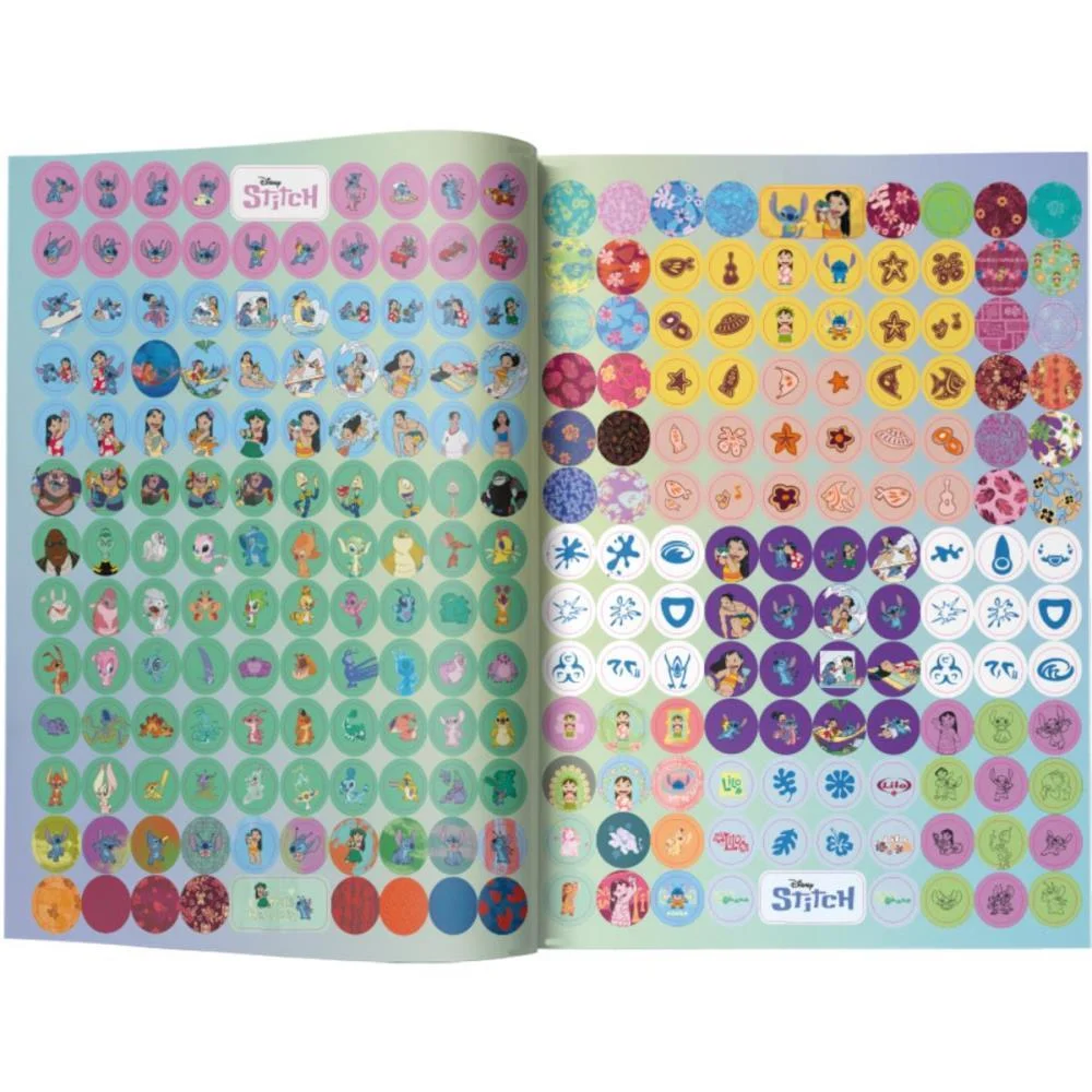 LIVRO COM ADESIVOS STITCH 40PAG. C/500 ADESIVOS CULTURAMA (UNIDADE) - imagem 4
