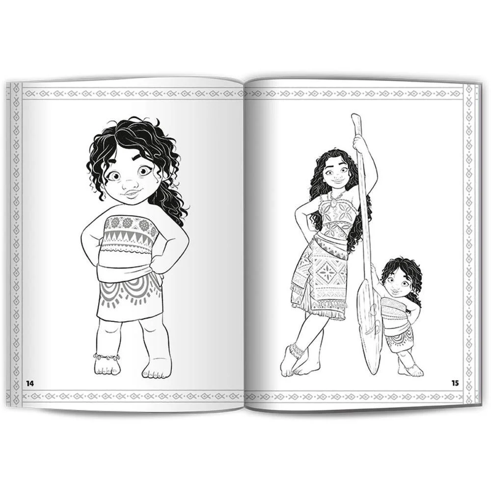 LIVRO COM ADESIVOS MOANA 2 40PGS C/500 ADESIVOS CULTURAMA (UNIDADE) - imagem 6