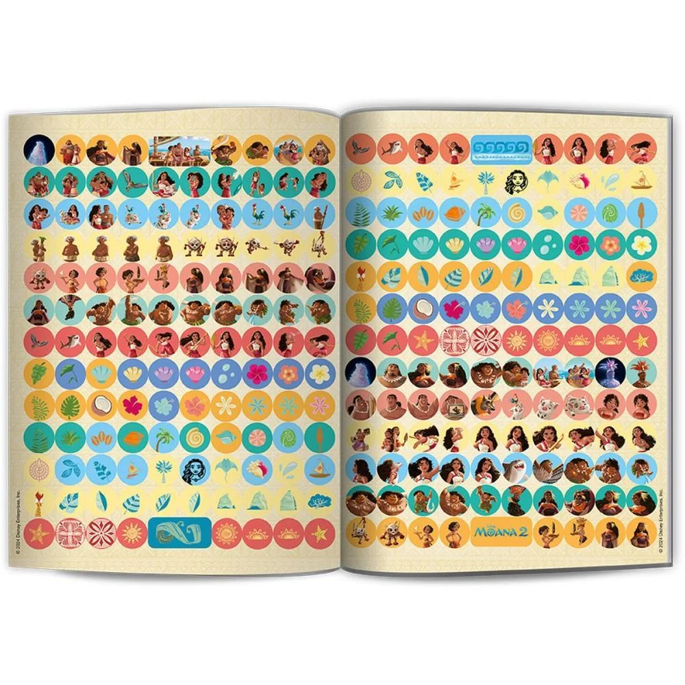 LIVRO COM ADESIVOS MOANA 2 40PGS C/500 ADESIVOS CULTURAMA (UNIDADE) - imagem 7