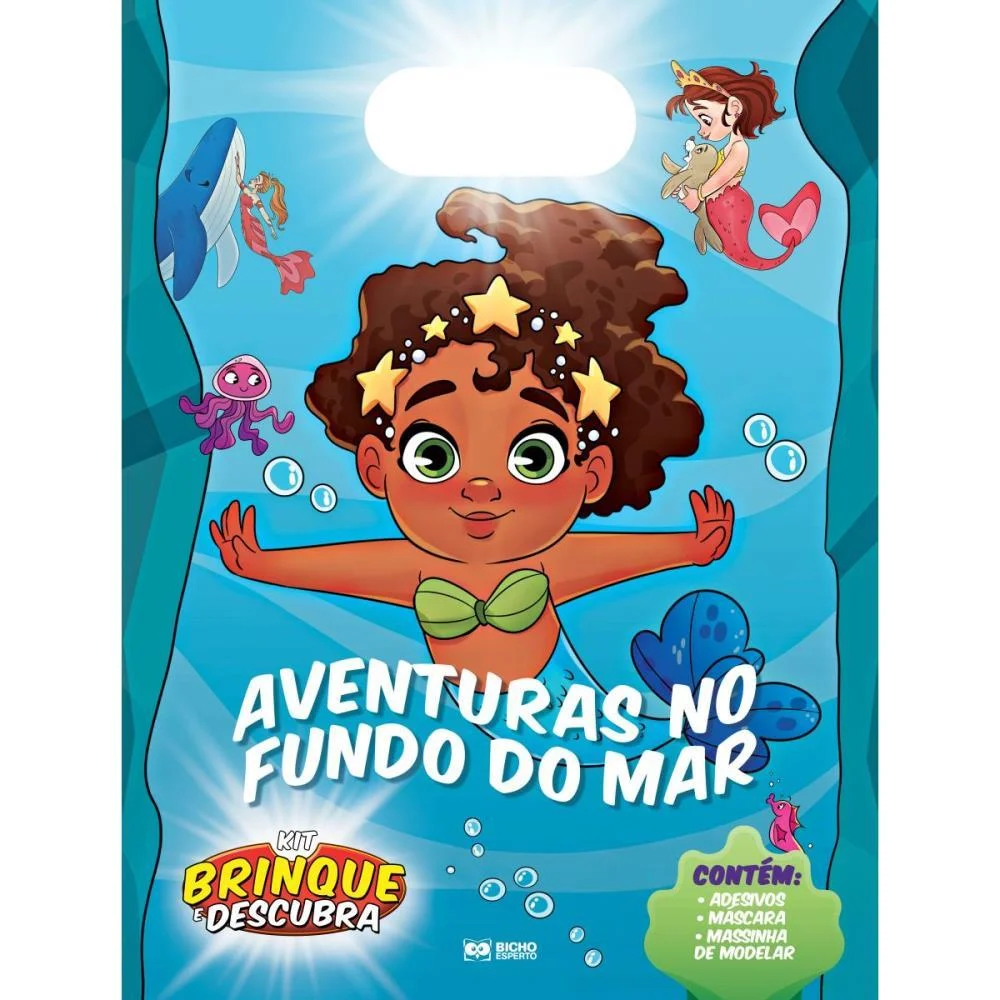 LIVRO COM ADESIVOS BRINQUE E DESCUBRA FUNDO MAR BICHO ESPERTO (UNIDADE) - imagem 2