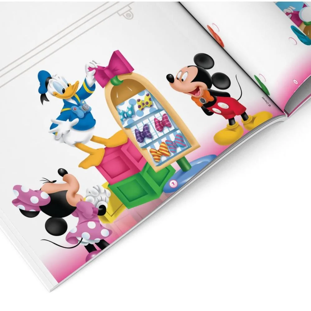 LIVRO COM ADESIVOS COMPLETANDO A CENA MINNIE BICHO ESPERTO (UNIDADE) - imagem 6