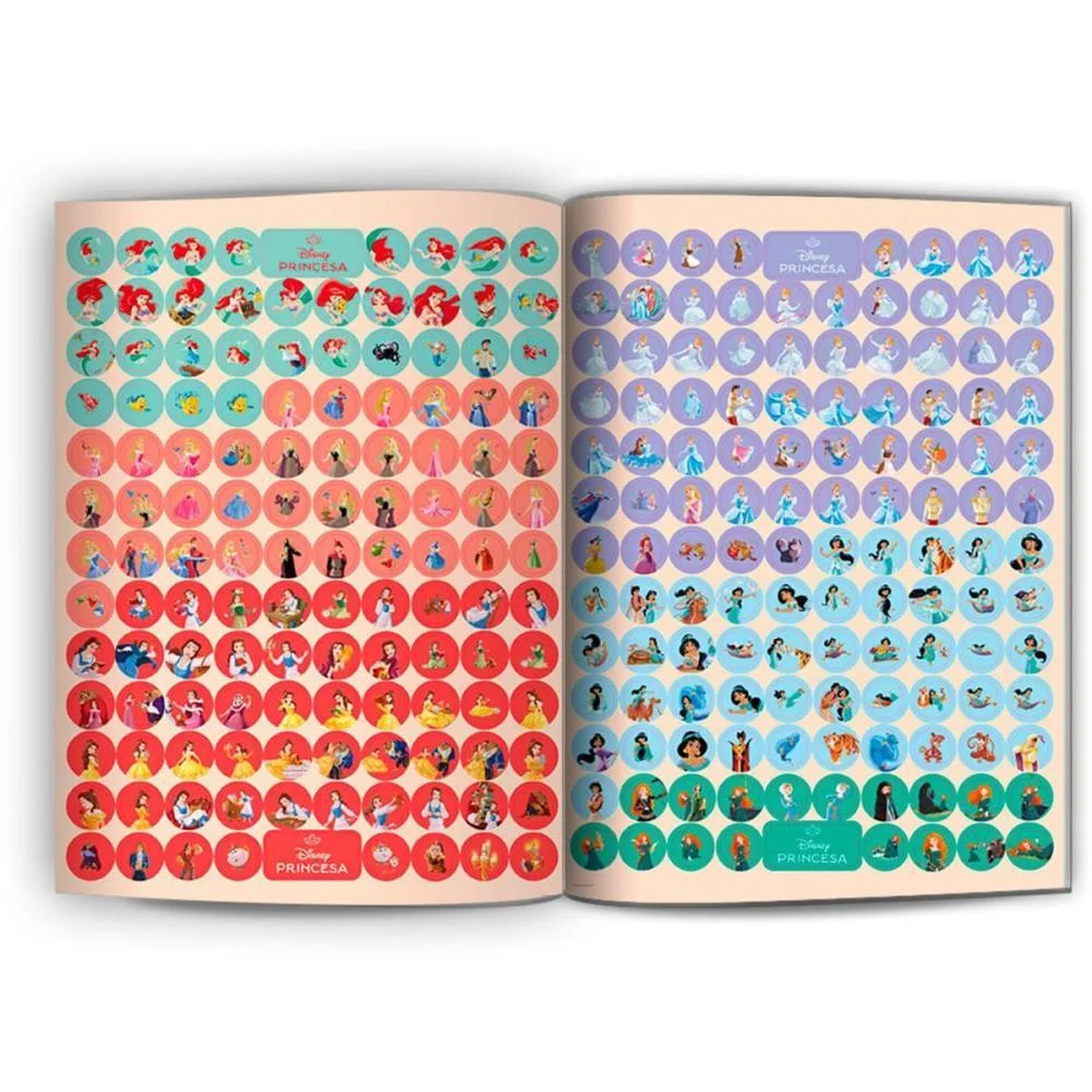 LIVRO COM ADESIVOS PRINCESAS 40P C/500 ADESIVOS CULTURAMA (UNIDADE) - imagem 4