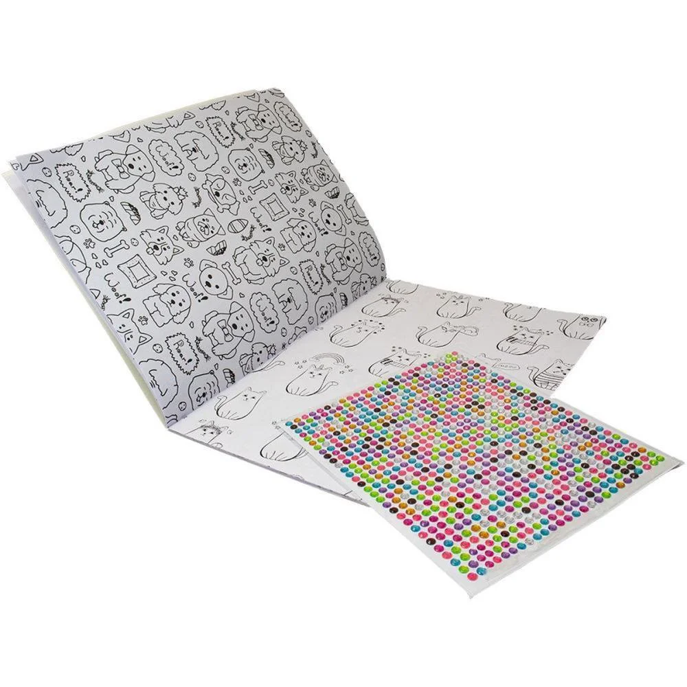 LIVRO COM ADESIVOS 750 ADES.STRASS GATOS 32PG TODOLIVRO (UNIDADE) - imagem 3