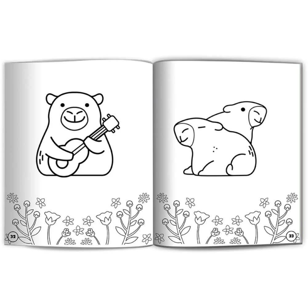 LIVRO COM ADESIVOS CAPIVARAS 40PAG. C/500 ADESIVO CULTURAMA (UNIDADE) - imagem 4