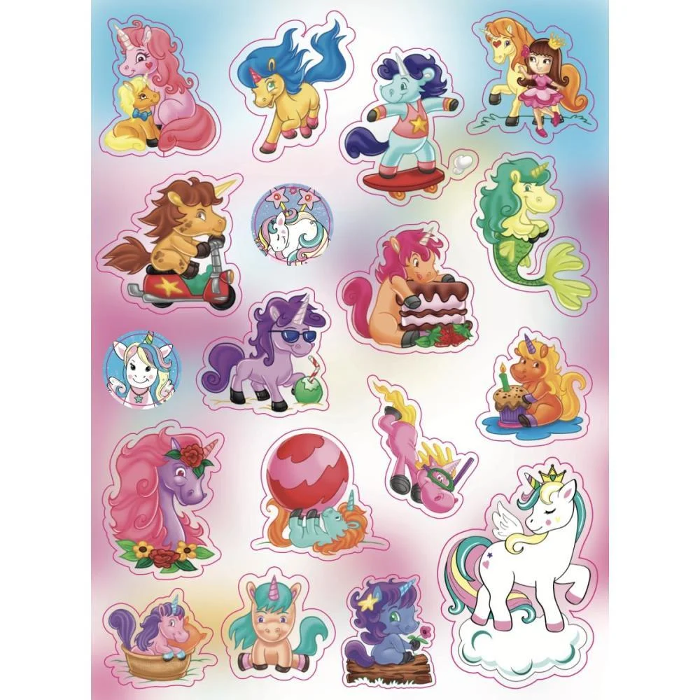 LIVRO COM ADESIVOS BRINQUE E DESCUBRA UNICORNIOS BICHO ESPERTO (UNIDADE) - imagem 6