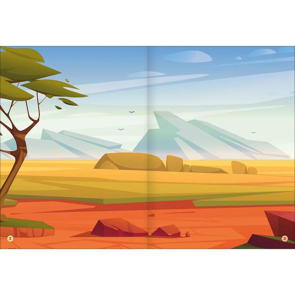 LIVRO COM ADESIVOS CENARIO MAGICO ANIMAIS 16PGS TILIBRA (PCT.C/10) - imagem 3