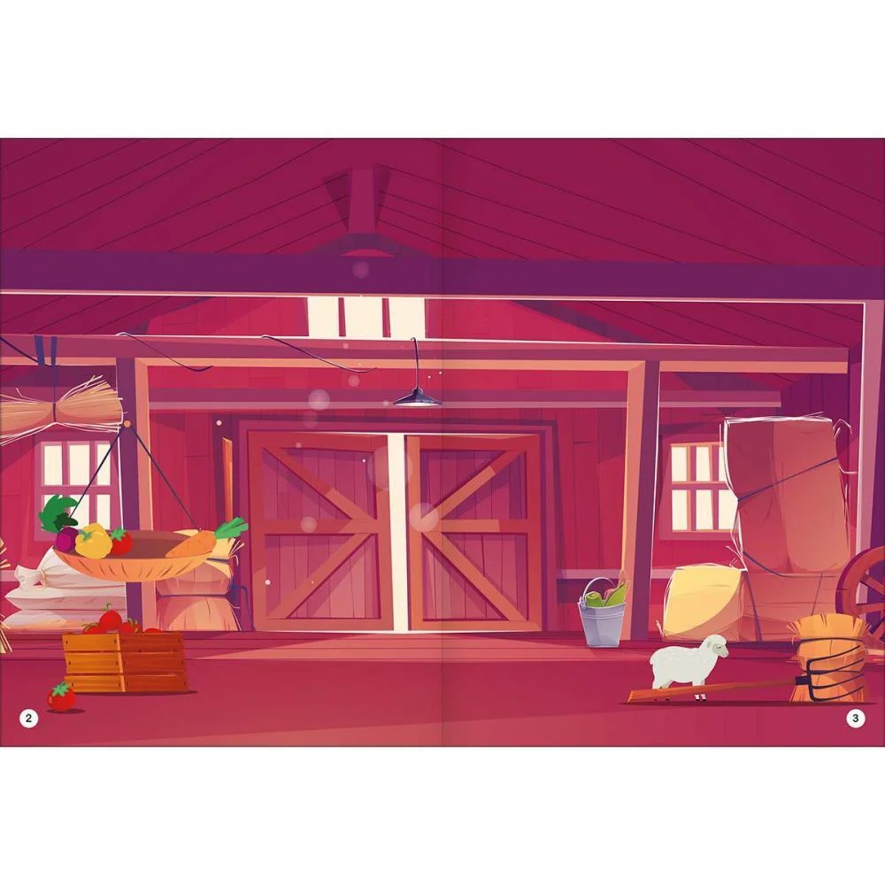 LIVRO COM ADESIVOS CENARIO MAGICO FAZENDA 16PGS TILIBRA (PCT.C/10) - imagem 3