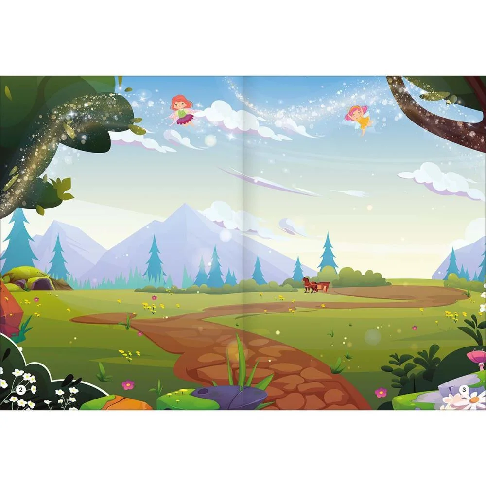 LIVRO COM ADESIVOS CENARIO MAGICO JARDIM 16PGS TILIBRA (PCT.C/10) - imagem 3