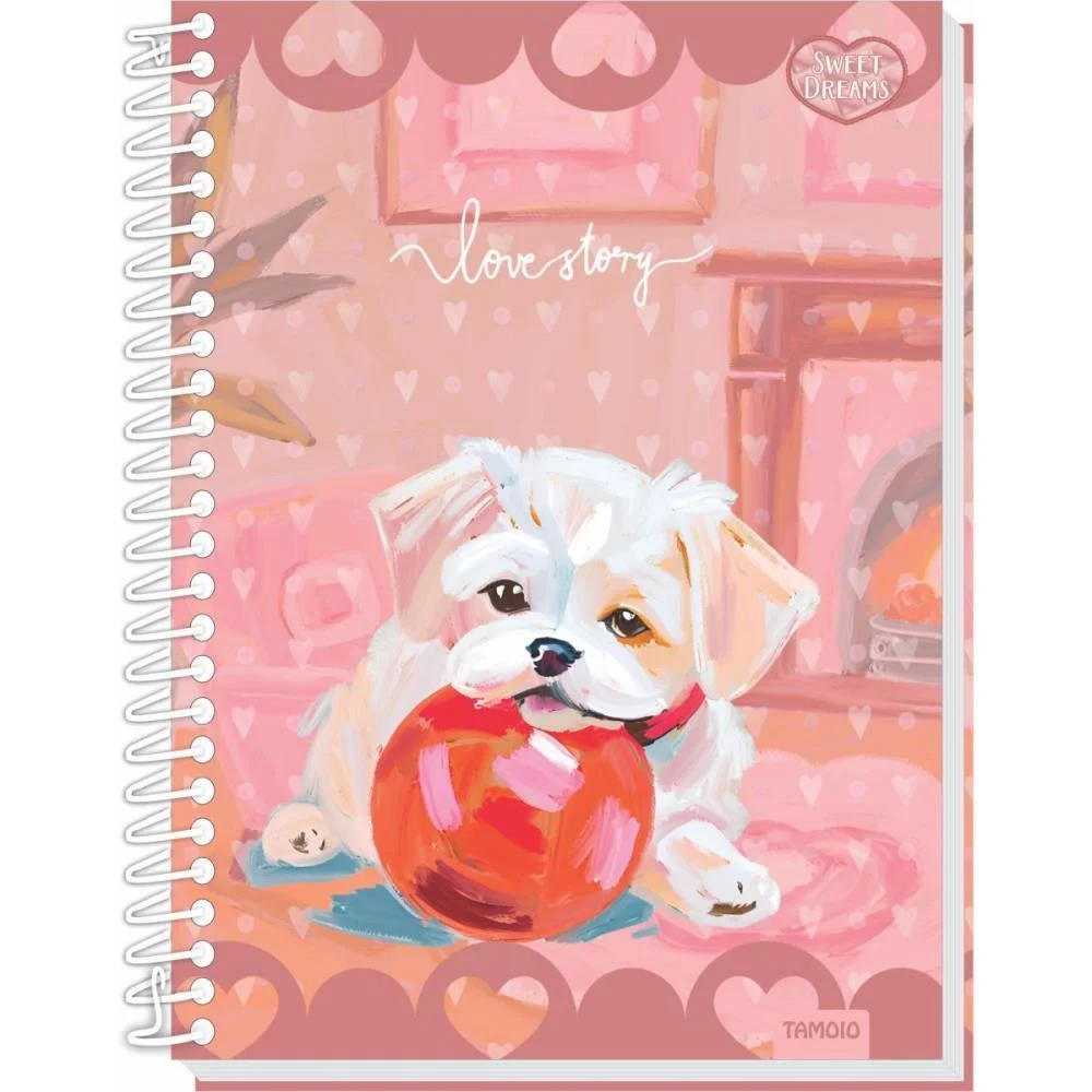 CADERNO 10X1 CAPA DURA SWEET DREAMS 160FLS PAPEL CART TAMOIO (PCT.C/02) - imagem 12