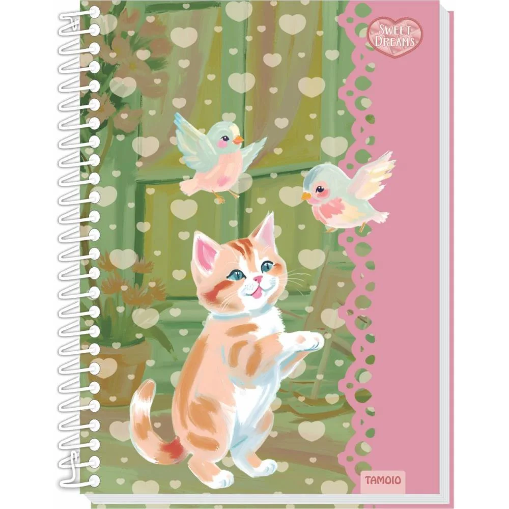 CADERNO 10X1 CAPA DURA SWEET DREAMS 160FLS PAPEL CART TAMOIO (PCT.C/02) - imagem 14