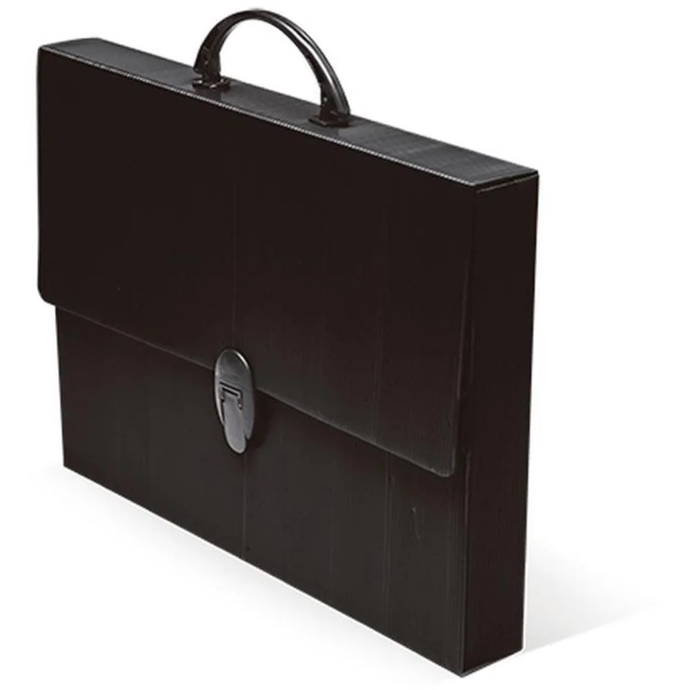 MALETA NOVAONDA COM ALCA 4,5 CM. PRETA POLIBRAS (UNIDADE) - imagem 4