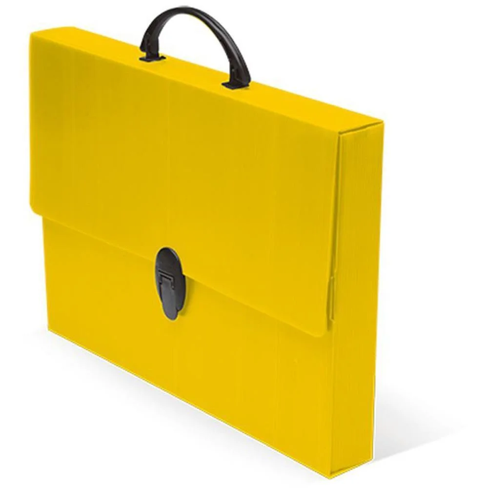 MALETA NOVAONDA COM ALCA 4,5 CM. AMARELA POLIBRAS (UNIDADE) - imagem 4