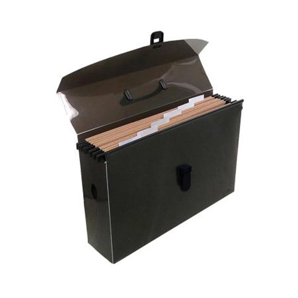 MALETA PLASTICA COM ALCA DELLOFINE FUME SLIM C/06 SUSP DELLO (UNIDADE) - imagem 4