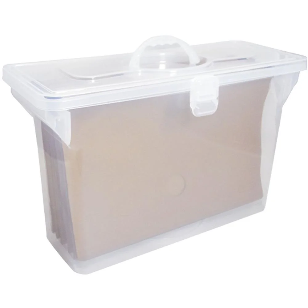 MALETA PLASTICA COM ALCA C/06 PAST.SUSP.KRAFT CRISTAL DELLO (UNIDADE) - imagem 2