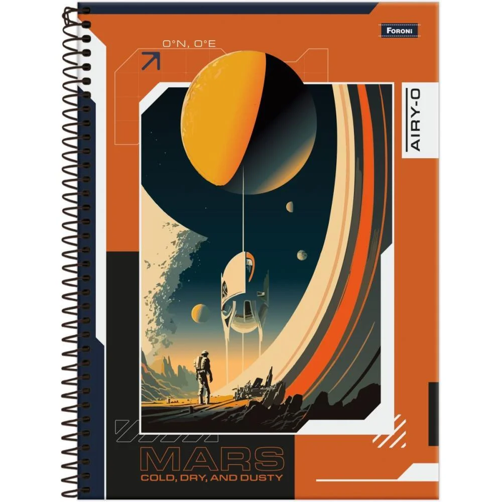 CADERNO 10X1 CAPA DURA SPACEFLY 160F FORONI (PCT.C/04) - imagem 5