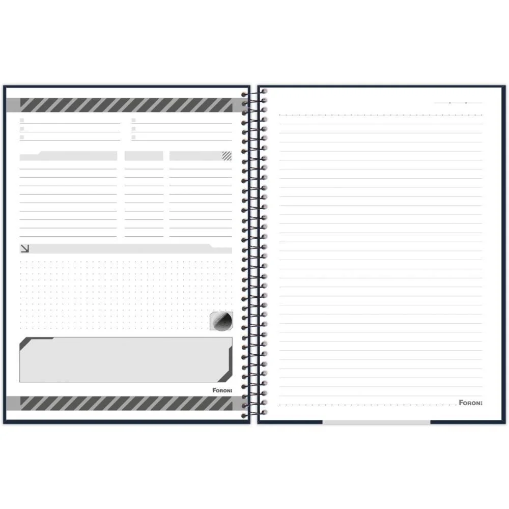 CADERNO 10X1 CAPA DURA SPACEFLY 160F FORONI (PCT.C/04) - imagem 8