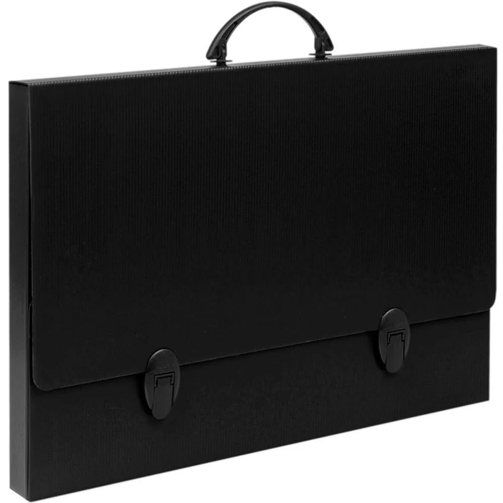 MALETA NOVAONDA COM ALCA A-2 PRETA C/FECHO 3,5CM POLIBRAS (UNIDADE) - imagem 4