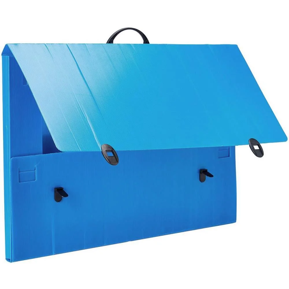 MALETA NOVAONDA COM ALCA A-2 AZUL C/FECHO 3,5CM POLIBRAS (UNIDADE) - imagem 4