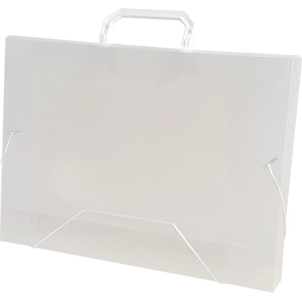 MALETA PLASTICA COM ALCA OFICIO CRISTAL 43MM ACP (UNIDADE) - imagem 2