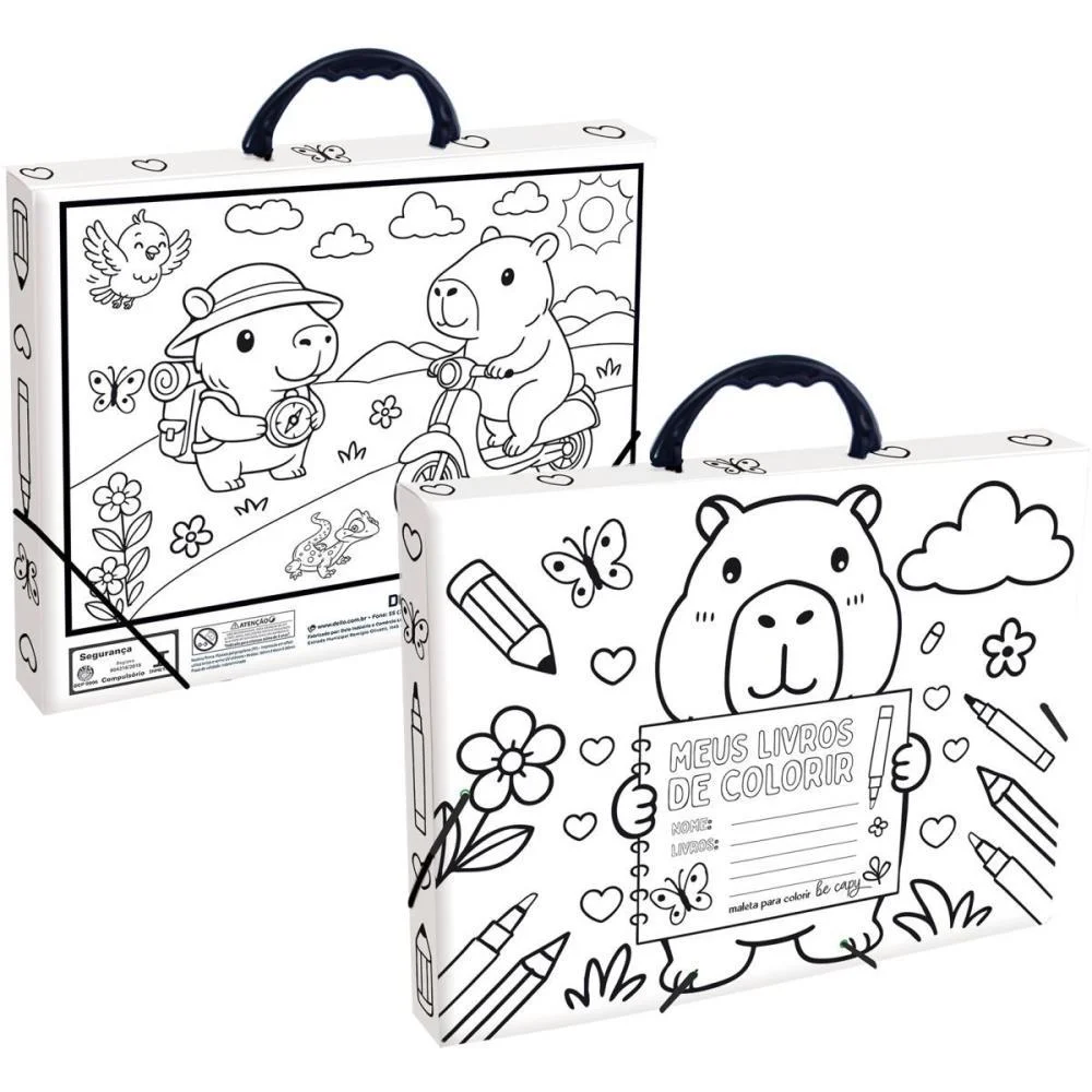 MALETA PLASTICA COM ALCA CAPIVARA A4 BE CAPPY II P/COLO DELLO (UNIDADE) - imagem 2