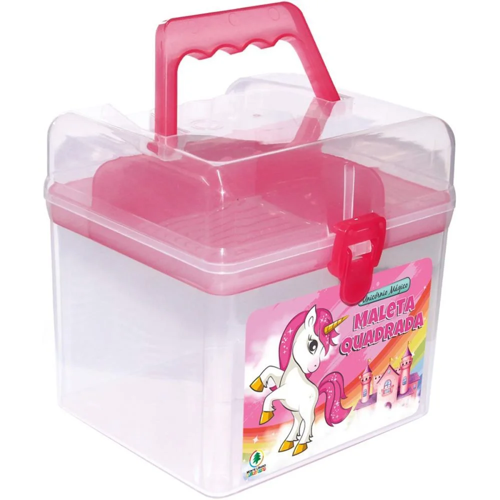 ORGANIZADOR MALETA UNICORNIO QD C/ADESIVO MONTE LIBANO (UNIDADE) - imagem 3