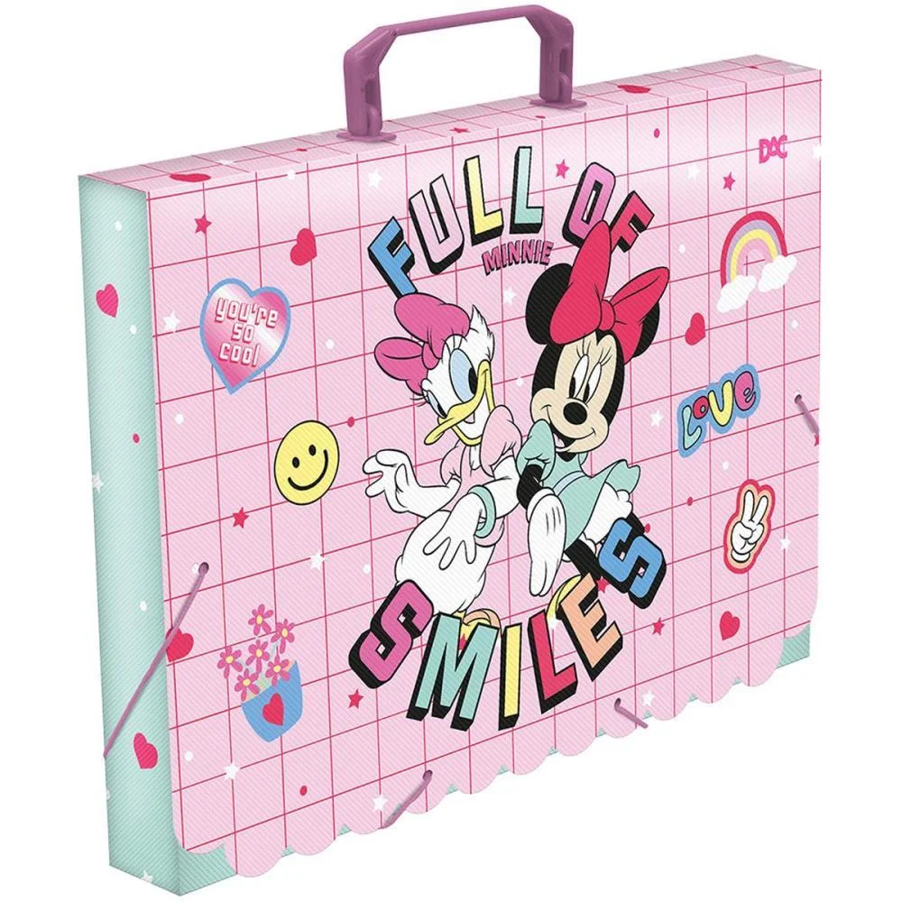 MALETA PLASTICA COM ALCA DECOR MINNIE KIDS 40MM DAC (UNIDADE) - imagem 2