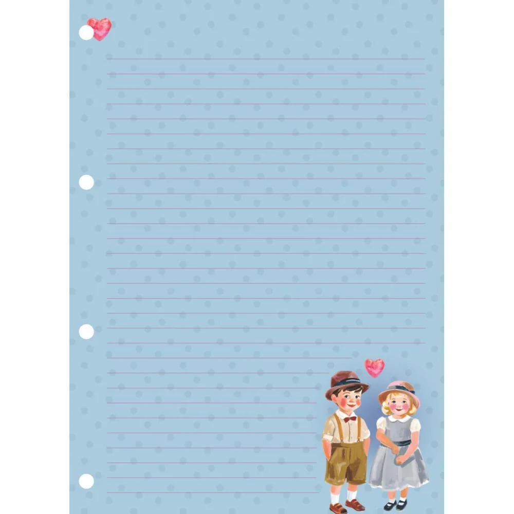 PAPEL DE CARTA DECORADO SWEET DREAMS BLOCO 75G TAMOIO (PCT.C/04) - imagem 3