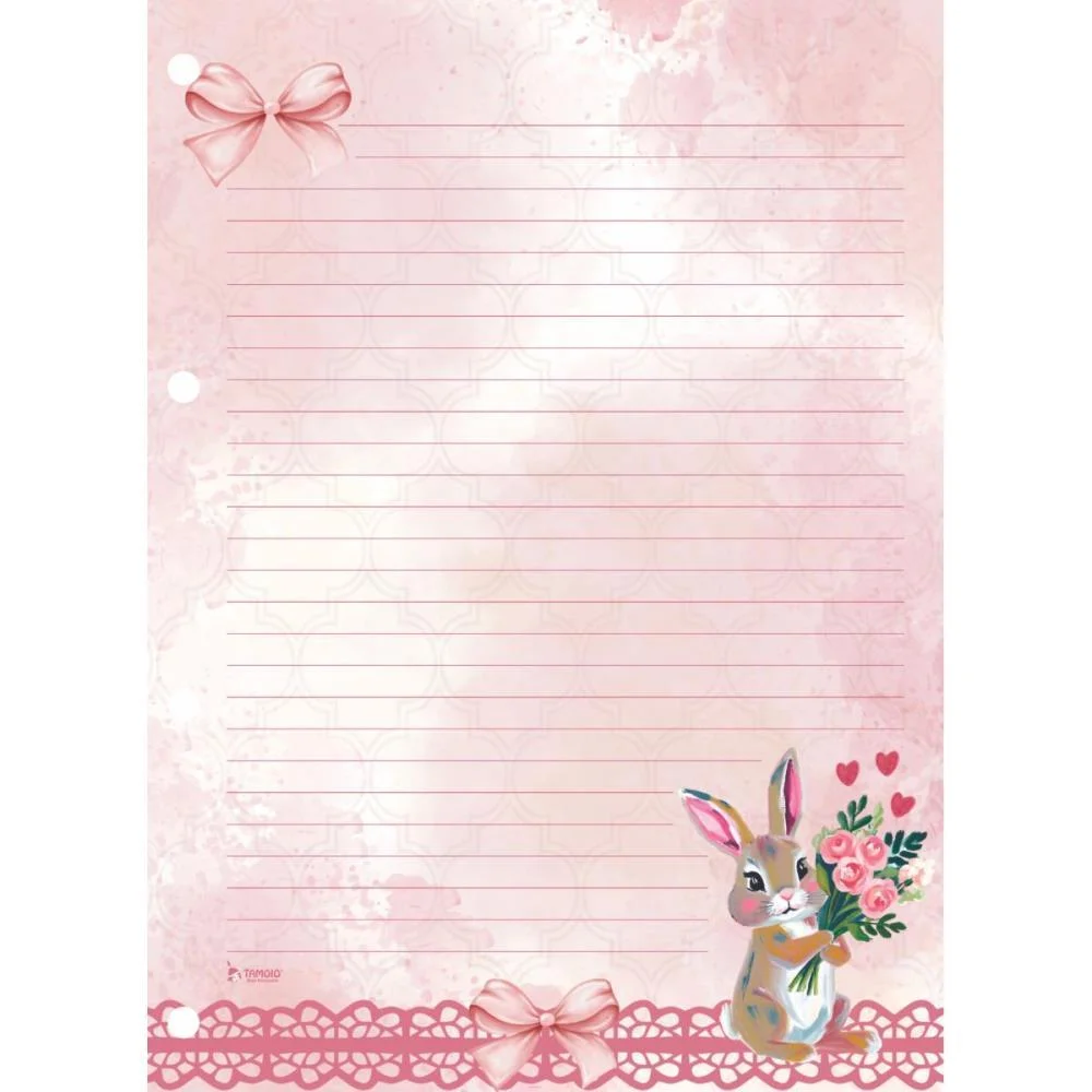 PAPEL DE CARTA DECORADO SWEET DREAMS BLOCO 75G TAMOIO (PCT.C/04) - imagem 9