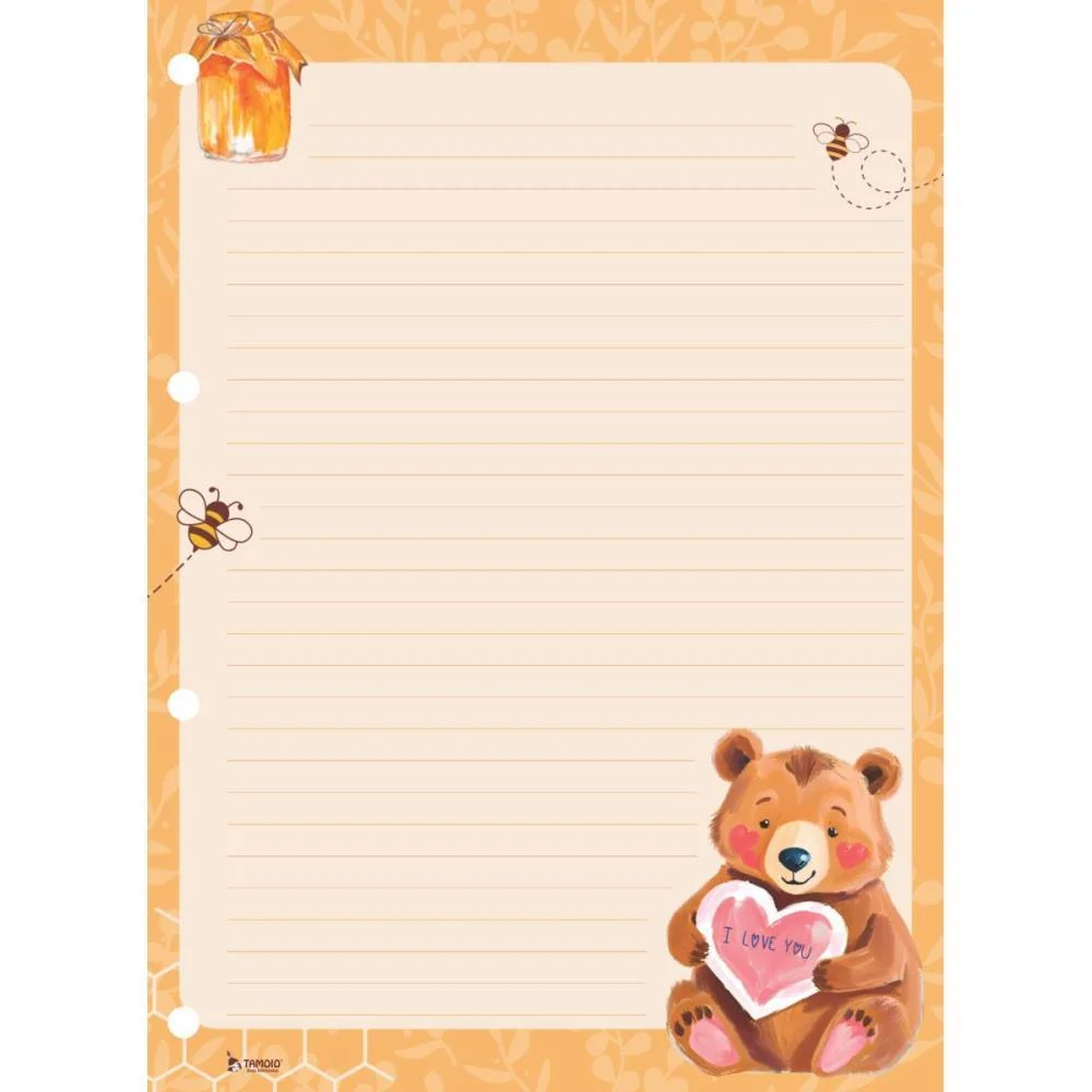 PAPEL DE CARTA DECORADO SWEET DREAMS BLOCO 75G TAMOIO (PCT.C/04) - imagem 10
