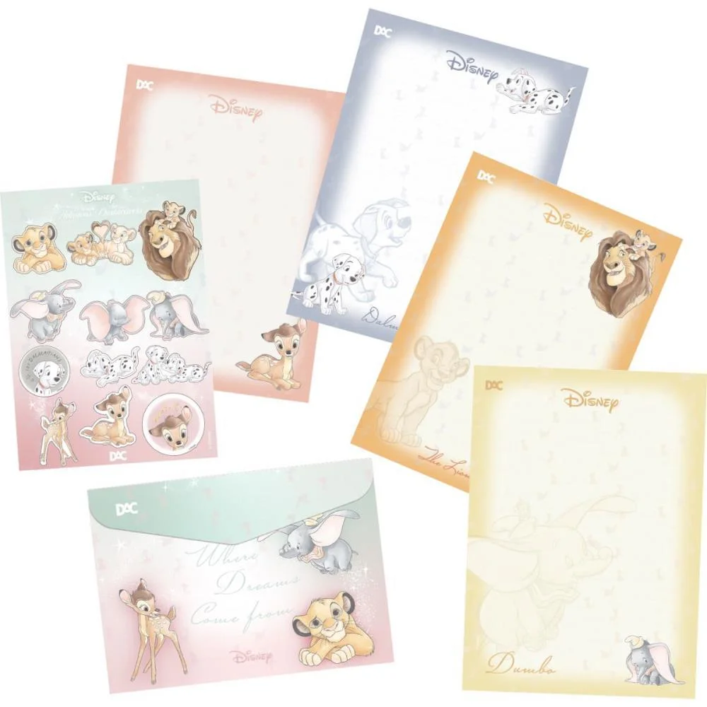 PAPEL DE CARTA DECORADO DISNEY CLASSICS 20F+20ENV+ADES DAC (UNIDADE) - imagem 2