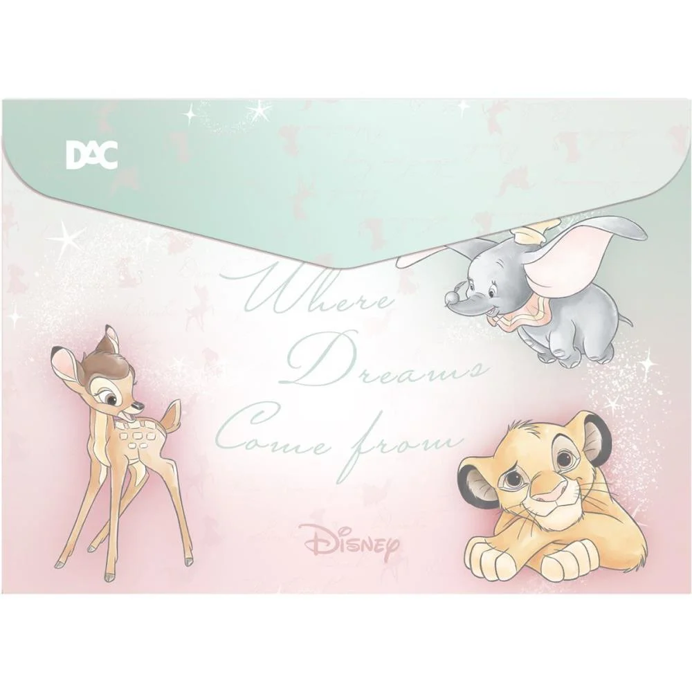 PAPEL DE CARTA DECORADO DISNEY CLASSICS 20F+20ENV+ADES DAC (UNIDADE) - imagem 4