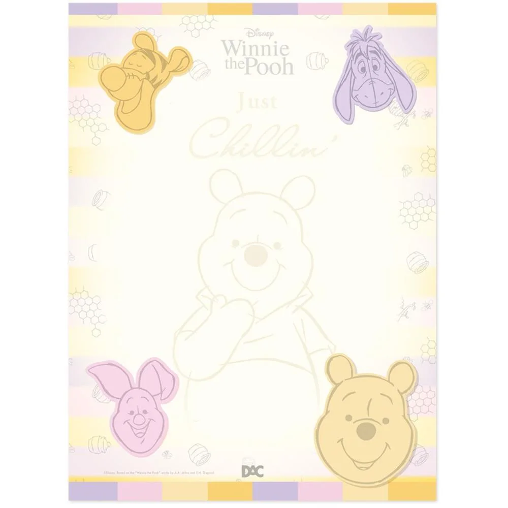 PAPEL DE CARTA DECORADO POOH UNIV. 48F 90G DAC (UNIDADE) - imagem 4